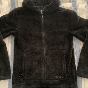Marmot Womens Zippered Hooded Fleece Size S